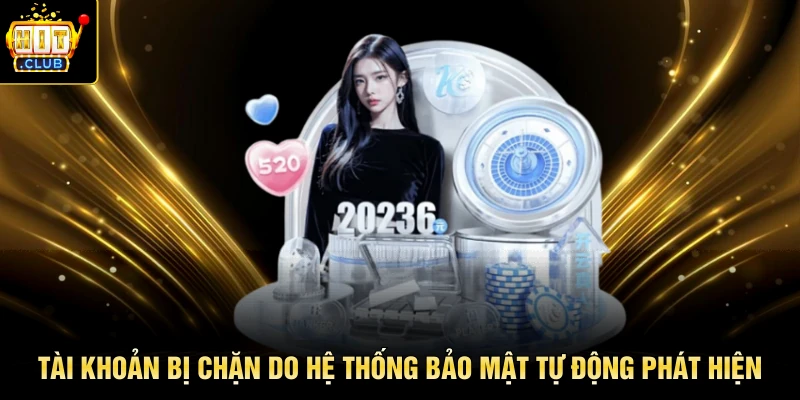 Tài khoản bị chặn do hệ thống bảo mật tự động phát hiện